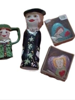 4 Vintage Ceramic items for decoration